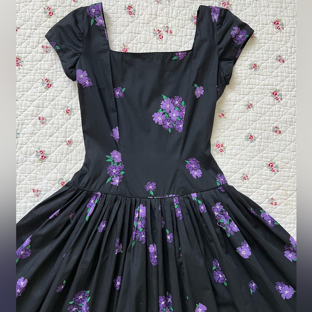 Vintage 1950s Jerry Gilden Spectator Dress 💜